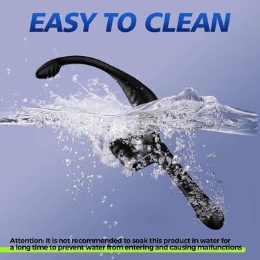 Вібратор для чоловіків Qhysin: стимуляція простати, анальний вібратор з кільцем, 10 режимів, комплект для пар