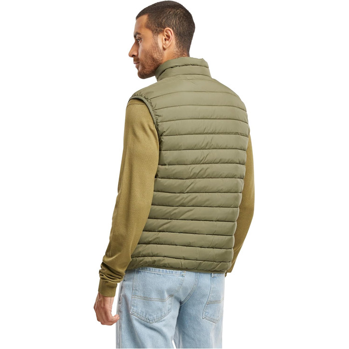 Легкий базовий жилет Urban Classics Basic Light Weight Vest, темно-оливковий, розмір S
