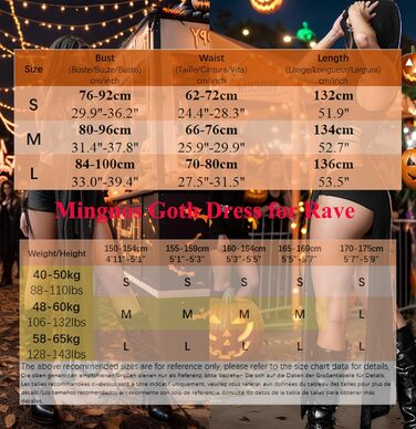 Прозора готична сукня Mingnos для рейв-вечірок, чорна з вирізами, з високим розрізом, для EDM фестивалів, клубів та вечірніх виходів. Розмір L