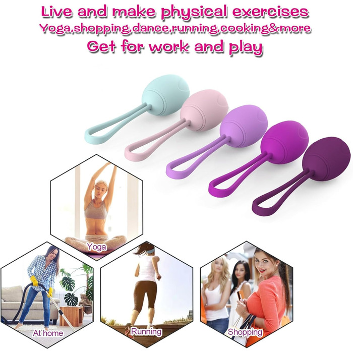 Вібраційний Яйцевібратор Smart - Іграшка для дорослих, для жінок, 5 шт./набір, силікон, мастурбатор, сексуальна машина