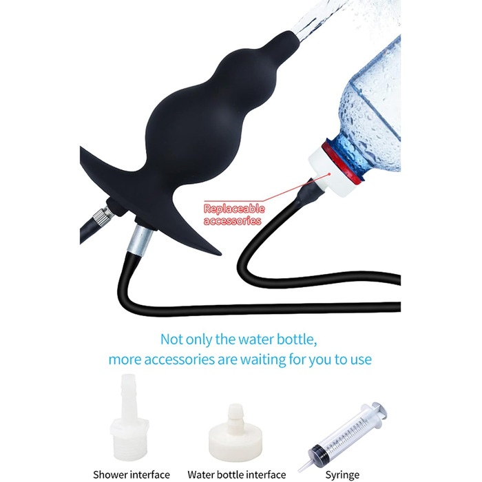 Анальний плагін TYDAY з силікону для BDSM-ігор: анальдуше, стимуляція простати, для чоловіків та жінок