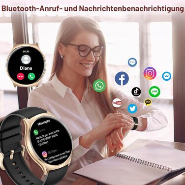 Смарт-годинник I52 Smartwatch для жінок, колір Rose Gold (розове золото)