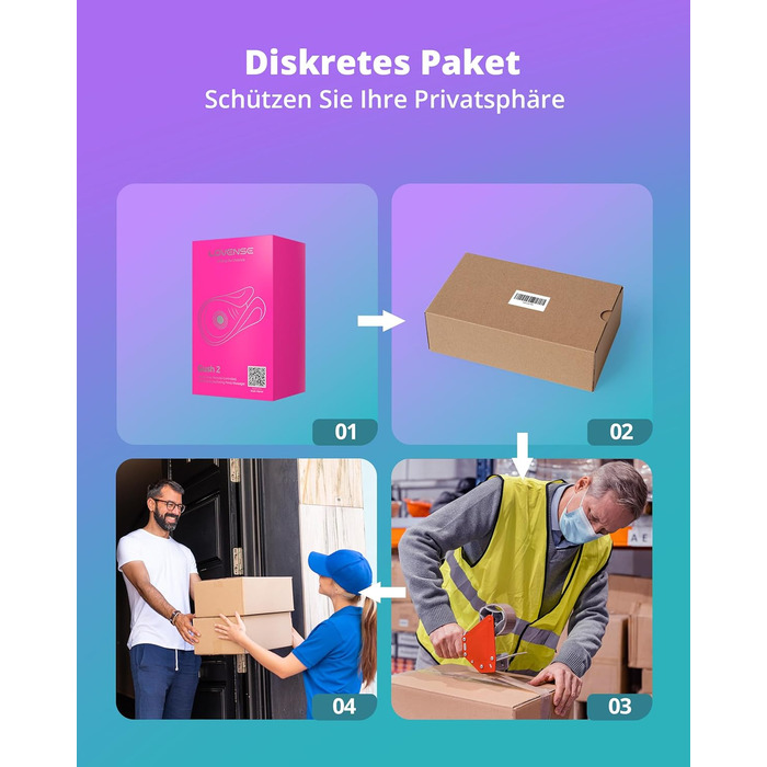 LOVENSE Gush 2 - Автоматичний чоловічий вібратор з пульсацією, керування через додаток, регульовані ремінці, для тренування витривалості