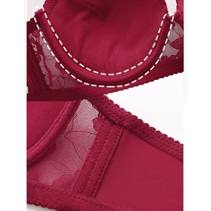 3 шт. Комплект класичних мереживних бюстгальтерів BHS для жінок з кісточками, спортивний пуш-ап, регульований бюст, комфортний, безшовний, з підкладкою, сексуальний, для тренувань, сну, нижня білизна, 80B