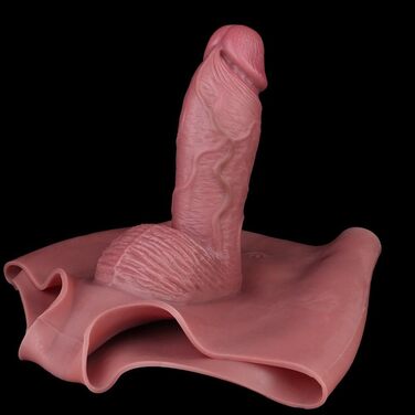 Реалістичний дилда з силікону для чоловіків - великий, з отвором, з голівкою, збільшує член | NAIXBTY