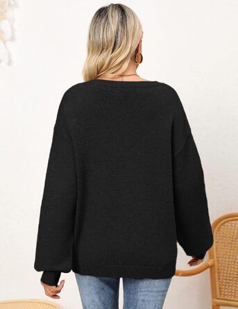 Чоловічий зимовий в'язаний светр Heekpek Pullover Daen, кольоровий блок, чорний, розмір XL