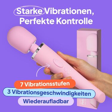 Масажер для тіла Luxy Silver (Pink) - Бездротовий вібратор для жінок з 10 режимами