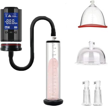 Електрична вакуумна помпа для збільшення статевого члена - тренажер для чоловіків