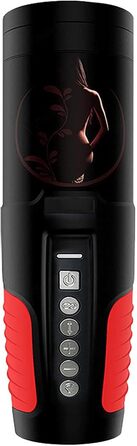 Автоматичний електричний мастурбатор-чаша з телескопічною функцією та режимами обертання. Масажер для чоловіків з 3D силіконовою вагіною, стимулятор пеніса