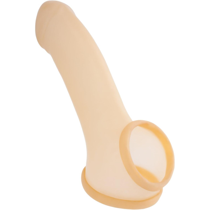 TOYLIE Latex Penis Sleeve (13 см) - Прозорий презерватив для пеніса з кільцем та виразною головкою - Зроблено в Німеччині
