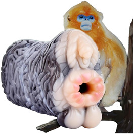 Реалістичний мастурбатор Seckoe Tier Taschenmuschi з анімальною вагіною (золотий)