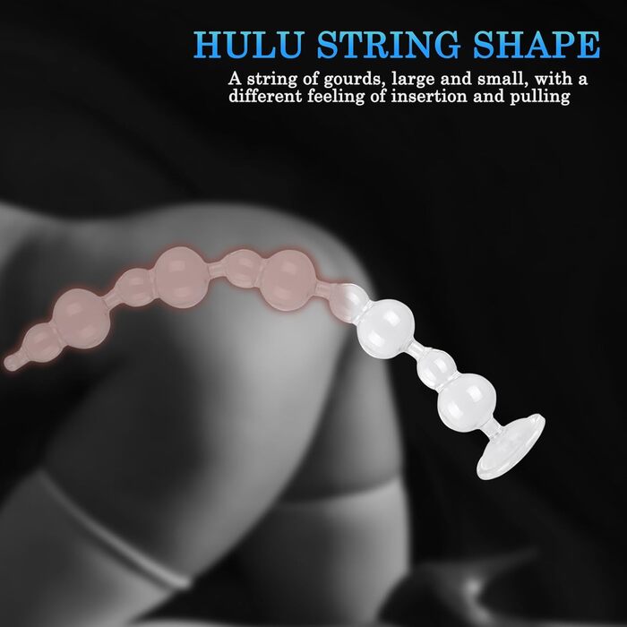 Анальні іграшки для дорослих: набір анальних кульок та дildo Ultralang (XL)