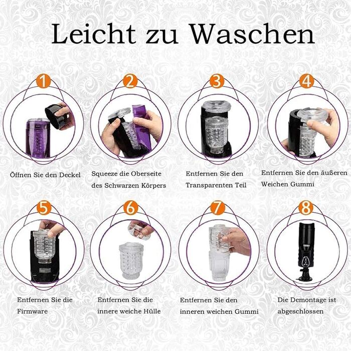 Автоматичний мастурбатор для чоловіків з 10 режимами ротації та телескопічною конструкцією, нагрівання