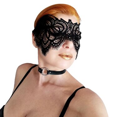 Чорна мереживна маска для жінок з блакитними стразами – венеціанська маска для маскарату, карнавалу, Хелловіну, вечірки, Фашинг, бал, ручна робота, елегантна маска для очей (Чорний (без стразів))