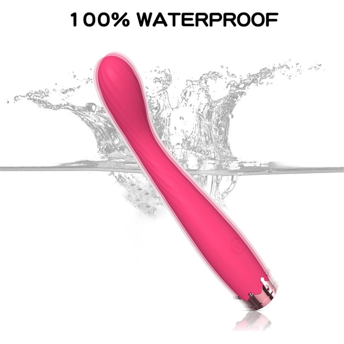 Вібратор G-Punkt Silikon з 10 режимами вібрації для жінок, масажер клітора, секс-іграшка, дildo, для жінок та пар, рожевий