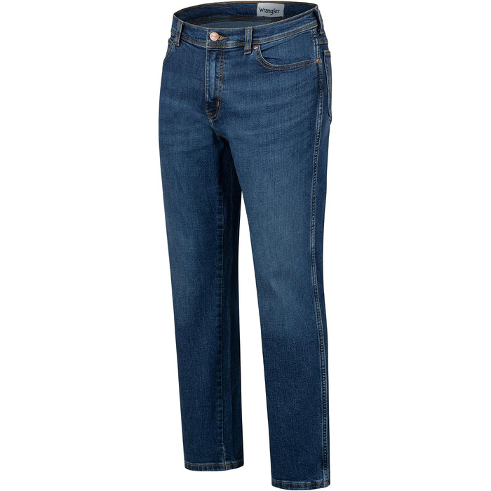 Чоловічі джинси Wrangler Texas Regular Fit Stretch — класичні прямі джинси з деніму, колір Hallucinations (40W / 34L)