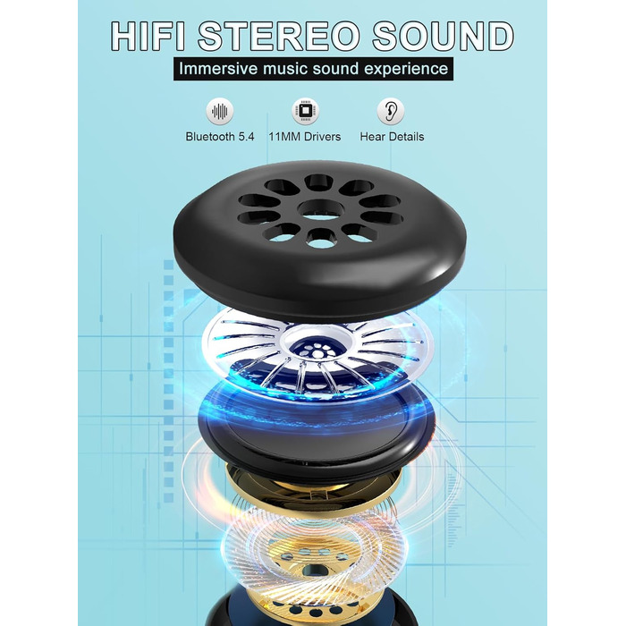 Маска для сну з Bluetooth-навушниками LC-dolida V5.4, 3D дихаюча бавовняна маска для очей з мікрофоном, миюча, для подорожей, йоги та медитації, чорна
