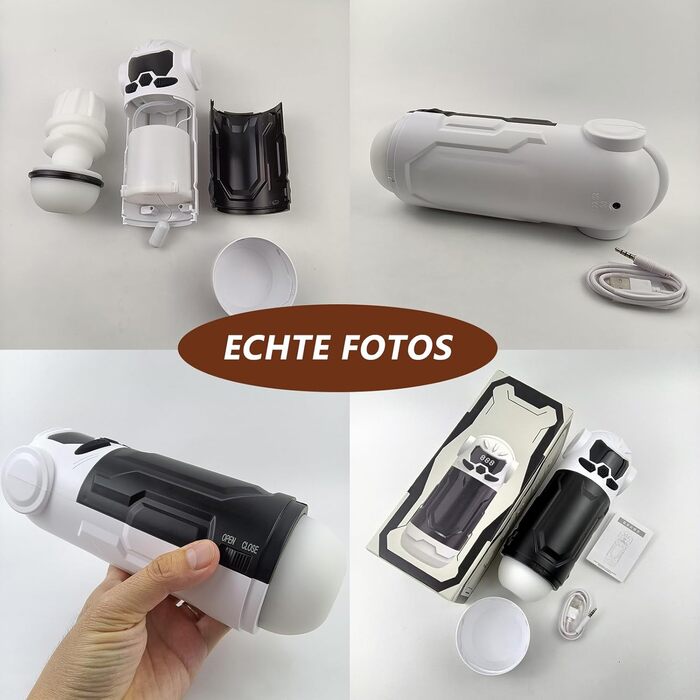 Електричний мастурбатор для чоловіків з 9 телескопічними секціями, 9 вібраційними режимами та 4 режимами всмоктування. Мастурбатор-насос, іграшка для дорослих.