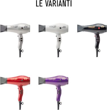 Професійний фен для волосся Parlux 385 Powerlight Ionic & Ceramic, білий