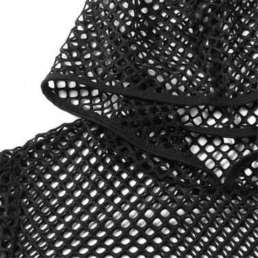 Чоловіча футболка з сітки з ефектом прозорості у стилі ретро, кольорова сітка, футболка у стилі хіп-хоп, футболка з мереживом