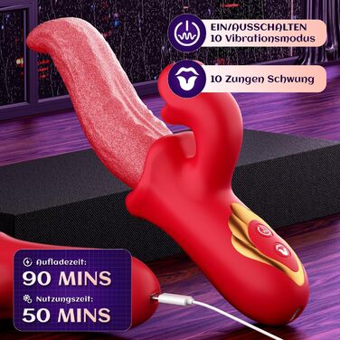 Вібратор для жінок, 3-в-1: вібратор клітора, анальний вібратор, секс-іграшка для пар. 10 режимів, преміум-якість