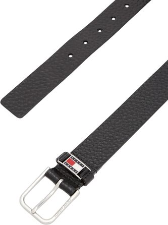 Чоловічий ремінь Tommy Jeans Tjm Scanton Texture 3.5 AM0AM13417, чорний текстурований