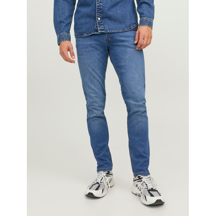 Чоловічі джинси Jack & Jones JJIMIKE Tapered Fit (завужені), синій денім, 31W/32L