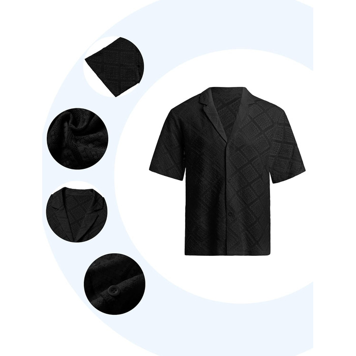 Чоловіча прозора сітчаста сорочка для музичного фестивалю, Rave, клубного одягу, чорна, розмір M