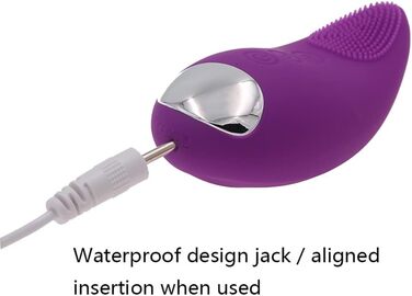 Вібратор для чоловічих статевих органів Lmgoc, сталевий, водонепроникний, з 10 рівнями частоти, масажер простати, секс-іграшка для чоловіків (фіолетовий)