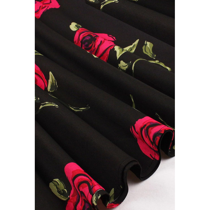 Сукня жіноча вінтажна в стилі рокабілі 50-60-х років, квіткова з мереживом, без рукавів, святкова, елегантна для повних жінок, весілля XL, колір 1b