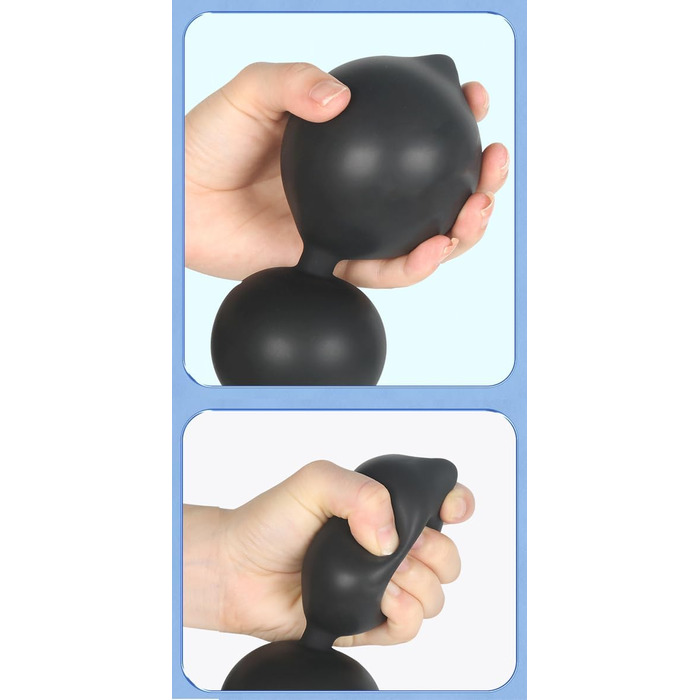 Анальний дилататор з силікону 3 шт. набір, надувний, для анального сексу, масажер, для пар, експандер