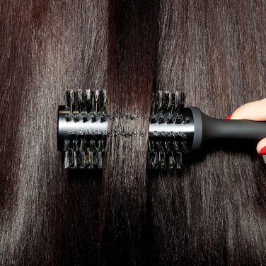 Кругла щітка для волосся ghd The Smoother з натуральною щетиною для об'єму та гладкості, 35 мм, для короткого та середнього волосся