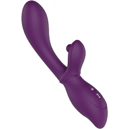 Вібратор G-Spot з силікону для жінок та пар: 10+10 режимів, фіолетовий