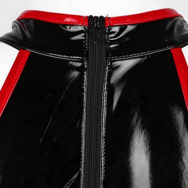 Жіночий латексний комбінезон IQOAIJ з блискавкою: сексуальний catsuit для клубу та вечірок