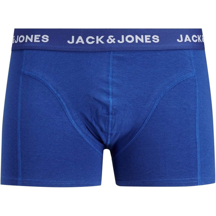 JACK & JONES труси боксерські чоловічі 7 шт. в наборі (синій, сірий, червоний, темно-синій, чорний)