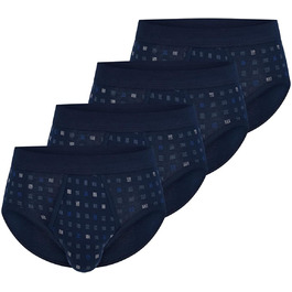 Сліпи Schiesser Essentials з тонкого джерсі, 4 штуки в упаковці, XXL, темно-синій