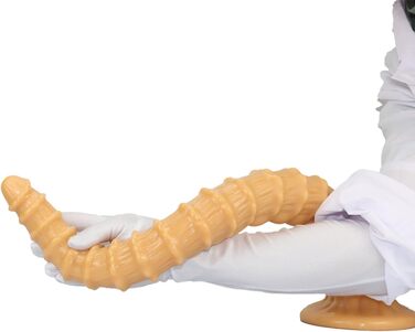 Гігантський Дилда Yasexx: Супердовгий Дилда з Чашкою для Вакууму, Простата, Стимуляція G-точки, для Чоловіків та Жінок (46 см)