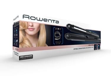 Стайлер 2в1 Rowenta SF4210 Liss & Curl — випрямляч та плойка для волосся з керамічним покриттям, іонною системою та регулюванням температури