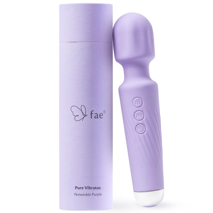 Вібратор жіночий Fae Pure Periwinkle Purple - компактний, тихий, з підзарядкою, 160 режимів вібрації