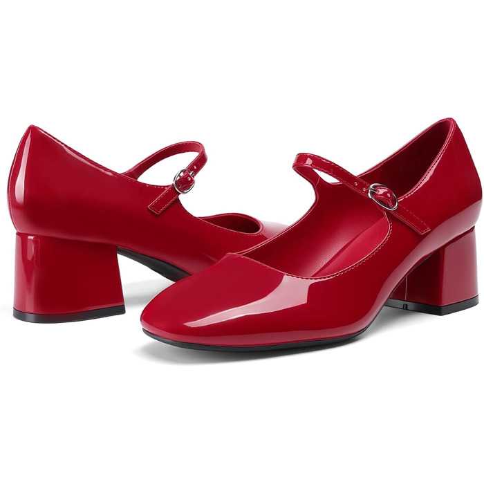 Жіночі туфлі-човники DREAM PAIRS з закритим носком, червоні, розмір 40 EU