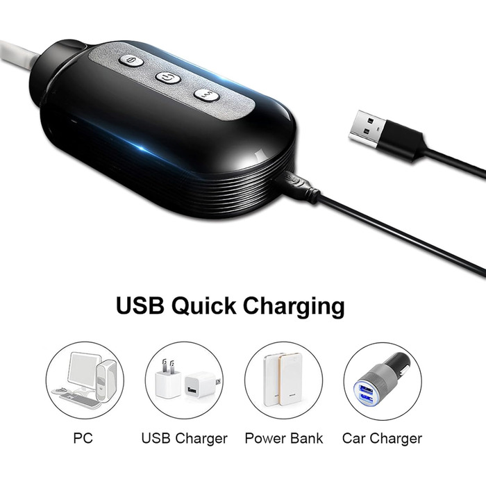 Електричний масажер для чоловіків PLNTLE Fleshlightight з 7 режимами вібрації та всмоктування. Інтимний масажер для чоловіків, компактний, тихий.