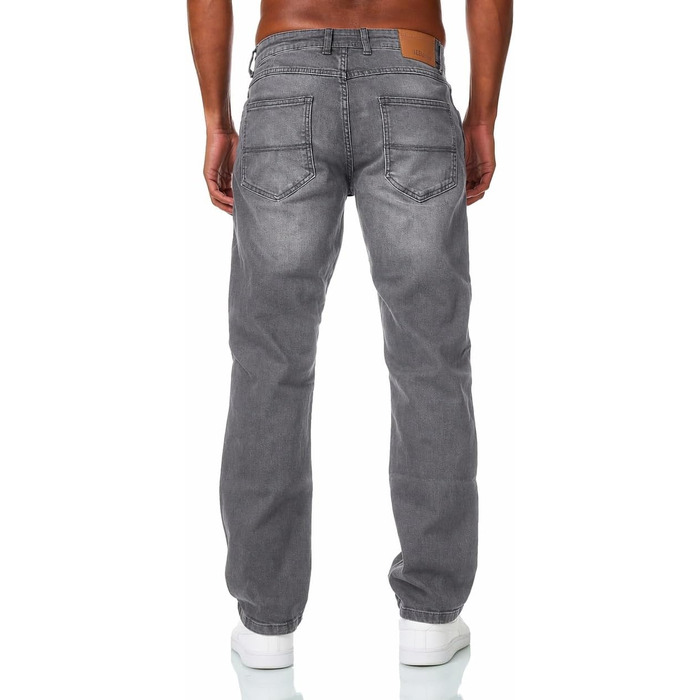 Чоловічі джинси JEEL Relax-Fit прямого крою Basic Washed, сірі (розмір 33W/34L)