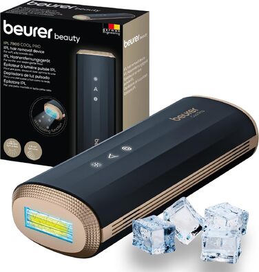 Фотоепілятор Beurer IPL 7800 COOL PRO з технологією охолодження, 5 рівнів інтенсивності, 1 млн імпульсів, для обличчя, тіла та бікіні-зони, унісекс