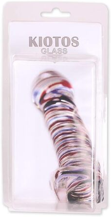 Секс-іграшка дилда скляна, 20x4 см - велика, прозора