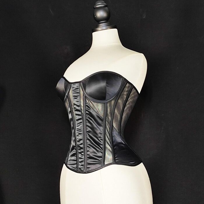 Корсаж чорний для жінок, костюм пірата великих розмірів, сексуальний бюстгальтер для великої груди, фігуроформуюча білизна, ідеально як спідня білизна, жіноча білизна, карнавальний/геловінський костюм, костюм пірата, shapewear, чорний
