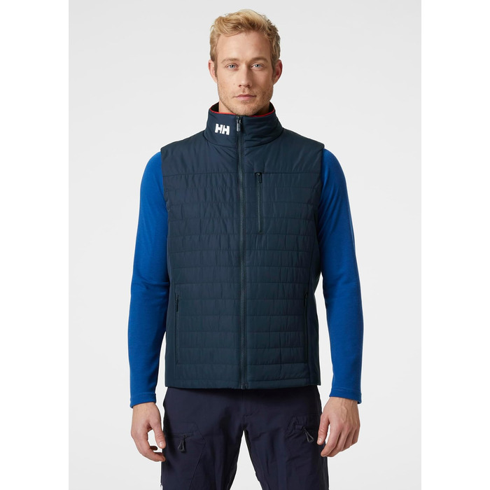 Чоловічий утеплений жилет Helly Hansen Crew Insulator Vest 2.0, темно-синій, розмір S