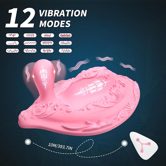 Vibrating Egg PINTLE з пультом дистанційного керування для жінок - 12 режимів, стимулятор G-точки, кліторальний вібратор