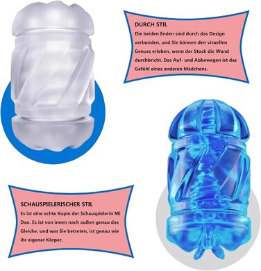 Масажер для чоловіків Shwarz Tashenmushi: 10 швидкостей, 10 частот, інтерактивне аудіо