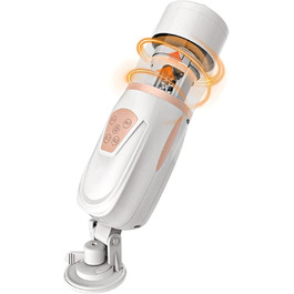 Автоматичний електричний мастурбатор-чаша з 10 телескопічними рухами та 5 швидкостями для чоловіків