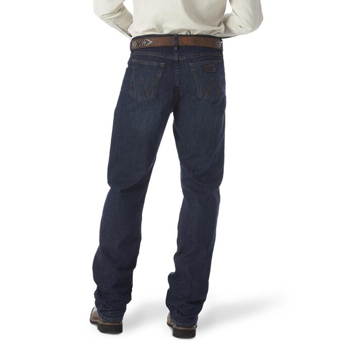 Чоловічі вогнестійкі джинси Wrangler Original Fit Cowboy Cut, темно-сині (32W / 34L)